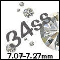 34SS Korean<br>Hot Fix Rhinestones