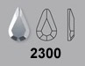 Swarovski Flatbacks - 2300 Pear