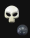 Black Skull Hot Fix - 24pcs