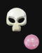 Pink Skull Hot Fix - 24pcs