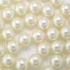 4mm CRYSTAL CREAM PEARL 50pcs - CRYSTALLIZED Swarovski