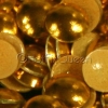 3mm GOLD Hot Fix Domestuds