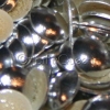 4mm SILVER Hot Fix Domestuds